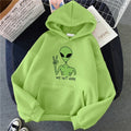 Alien Mood Hoodie — Oversized Streetwear Sweatshirt - Onyx Opal