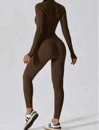 Women's Performance One-Piece Jumpsuit | Sculpting Activewear - Onyx Opal