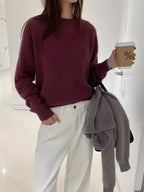 Premium Cashmere Turtleneck Sweater - Onyx Opal