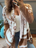 Plus Size Asymmetrical Knit Cardigan — Autumn/Winter Edit - Onyx Opal