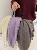 Premium Cashmere Turtleneck Sweater - Onyx Opal