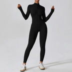 Women's Performance One-Piece Jumpsuit | Sculpting Activewear - Onyx Opal