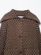 Lapel Knit Cardigan — Single-Breasted Autumn Layering - Onyx Opal