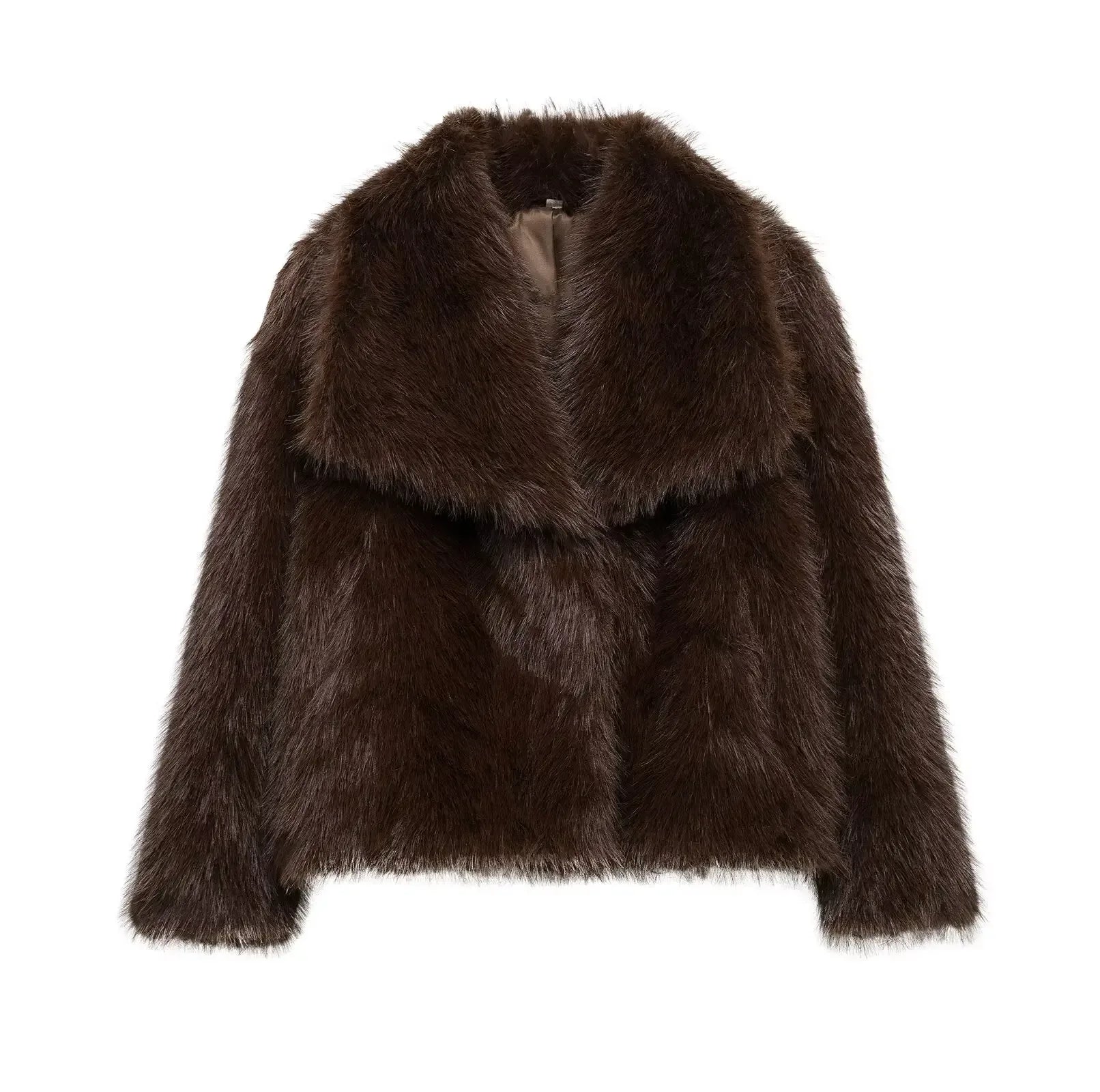 Thick Faux-Fur Coat — Autumn/Winter Street Edit - Onyx Opal