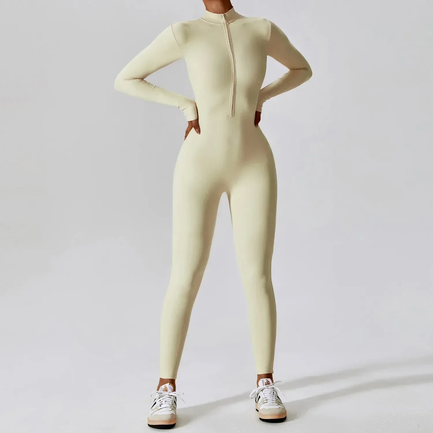 Women's Performance One-Piece Jumpsuit | Sculpting Activewear - Onyx Opal