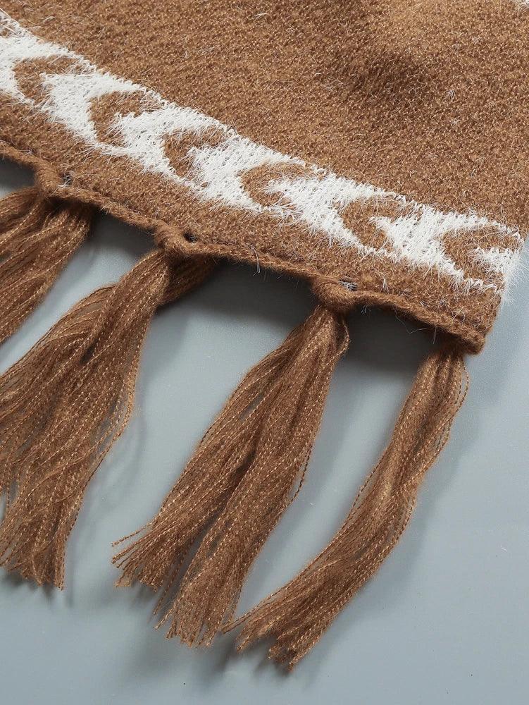 Plus Size Asymmetrical Knit Cardigan — Autumn/Winter Edit - Onyx Opal