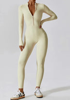 Women's Performance One-Piece Jumpsuit | Sculpting Activewear - Onyx Opal