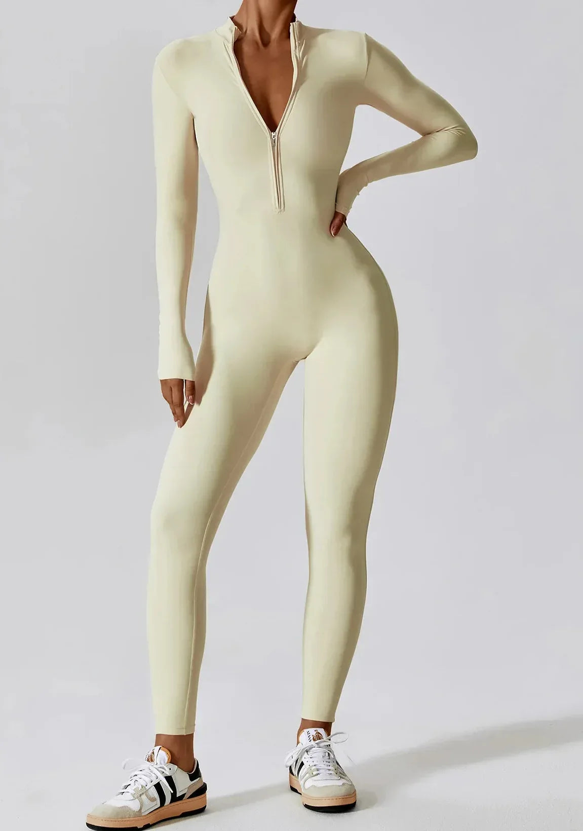 Women's Performance One-Piece Jumpsuit | Sculpting Activewear - Onyx Opal