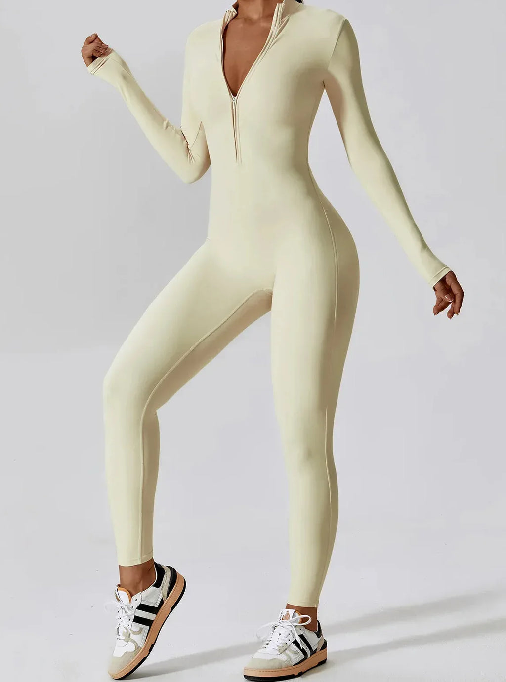 Women's Performance One-Piece Jumpsuit | Sculpting Activewear - Onyx Opal