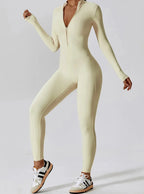 Women's Performance One-Piece Jumpsuit | Sculpting Activewear - Onyx Opal