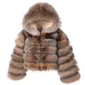 Real Raccoon Fur Parka — Luxury, Warm & High-Street - Onyx Opal