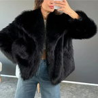 Thick Faux-Fur Coat — Autumn/Winter Street Edit - Onyx Opal
