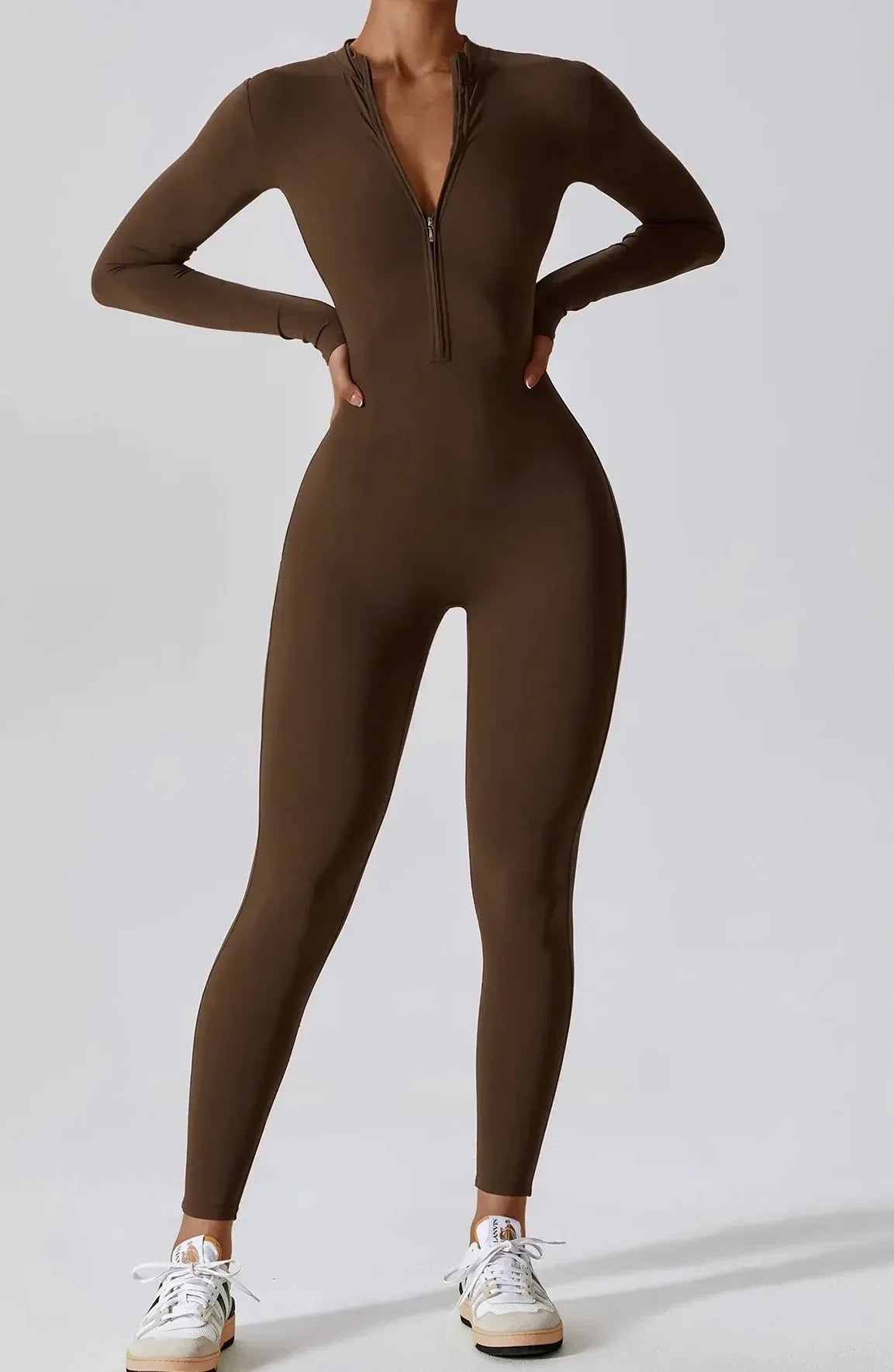 Women's Performance One-Piece Jumpsuit | Sculpting Activewear - Onyx Opal
