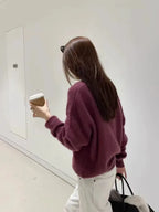 Premium Cashmere Turtleneck Sweater - Onyx Opal