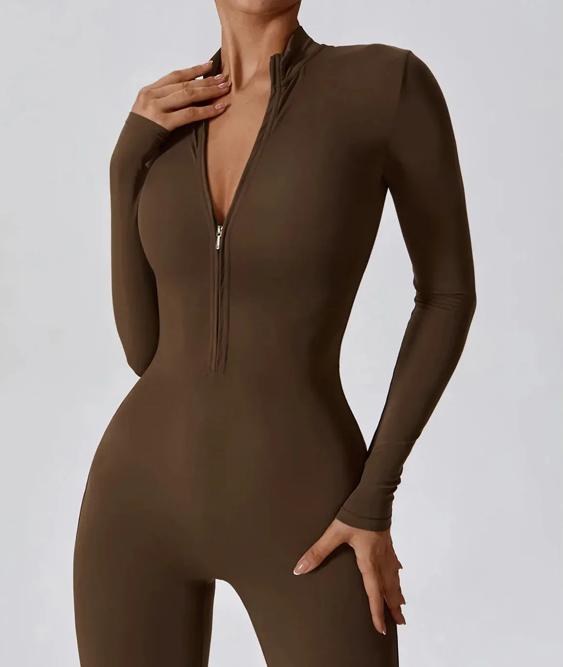 Women's Performance One-Piece Jumpsuit | Sculpting Activewear - Onyx Opal