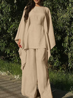 Batwing Knit Set — Fall/Winter Commute Edit - Onyx Opal