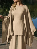 Batwing Knit Set — Fall/Winter Commute Edit - Onyx Opal